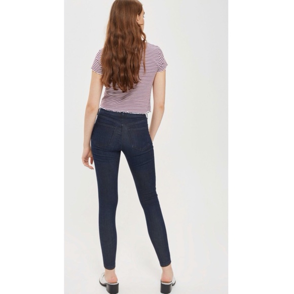 Topshop Leigh High Waisted Skinny Jeans - Picture 2 of 2